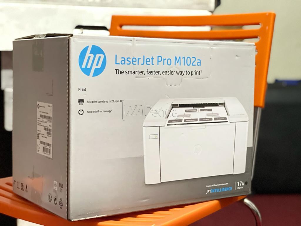 HP LaserJet Pro M102a printer — compatible cartridges available